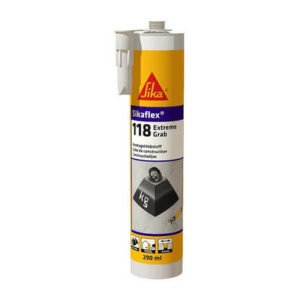 Sikaflex-118 Extreme Grab white /290 - high-strength hybrid adhesive