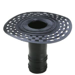 Funnel with perforated flange for Ø110 mm (Water Outlet H250mm D110mm)