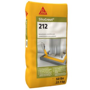 SikaGrout 212 (replaces SG-214) , anchoring and monolithic compound up to a layer of 30 mm